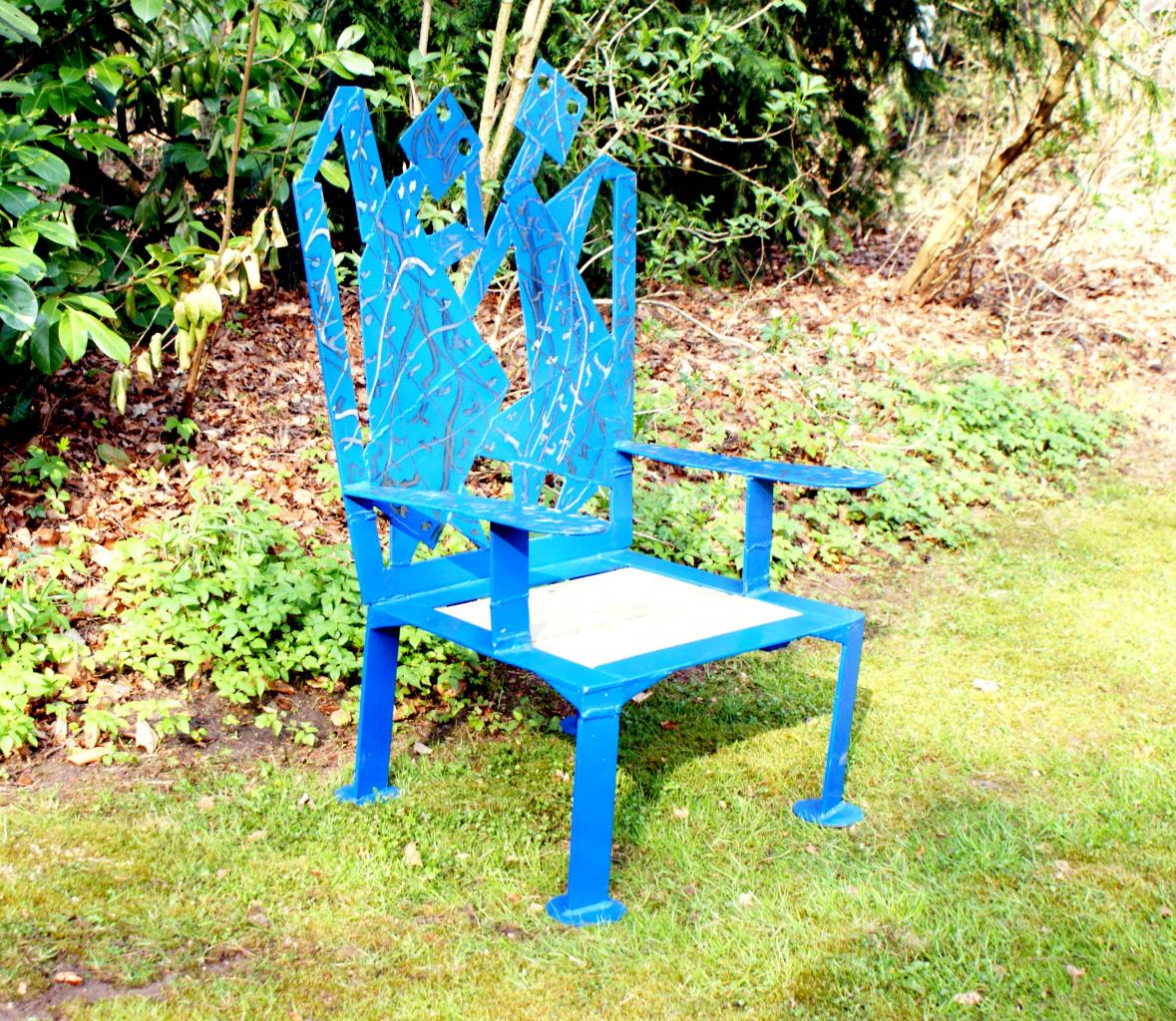 fauteuil bleu
